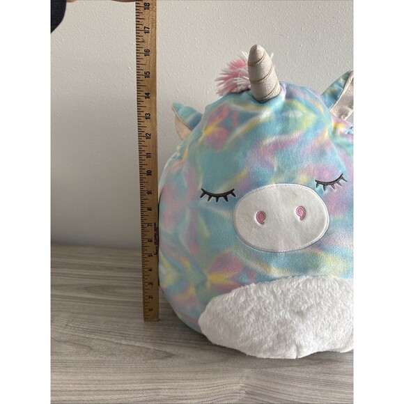 Squishmallows Rodina Blue Swirl Tyedie 16 Inch Stuffed Unicorn Plush NWT - Picture 2 of 6